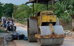Ngã vào xe lu, nữ công nhân ở Nghệ An tử vong thương tâm