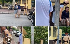 Phòng CSGT Hà Nội cung cấp thông tin vụ "CSGT kéo ngã cô gái đi xe máy"