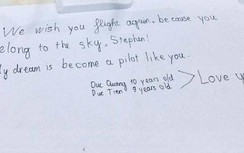 Bức thư cảm động con trai tiếp viên Vietnam Airlines gửi phi công người Anh