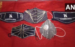 Ấn Độ bán khẩu trang nạm kim cương chống COVID-19