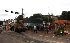 Bất an vì xe tải đổ dốc mất phanh gây tai nạn