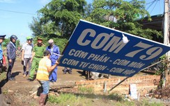 Đắk Nông: Ra quân lập lại trật tự hành lang ATGT trên đường Hồ Chí Minh