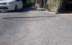 Đường nông thôn 17 tỷ ở Nghệ An chưa bàn giao đã sụt lún, hư hỏng