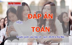 Đáp án đề thi vào lớp 10 môn Toán ở Hà Nội năm 2020