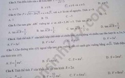 Đáp án đề thi vào lớp 10 môn Toán tỉnh Hậu Giang năm 2020