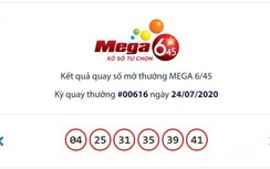 Kết quả xổ số Vietlott 24/7: Người trúng hơn 44 tỷ đồng có xuất hiện?