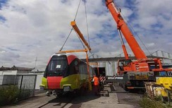 Hình ảnh mới nhất của đoàn tàu Nhổn - ga Hà Nội chế tạo tại Pháp