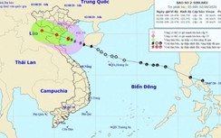 Bão số 2 đang tiến thẳng đất liền, quét từ Ninh Bình tới Nghệ An