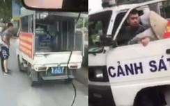 Đề xuất chuyển công tác công an mặc quần đùi lái xe biển xanh xử lý vi phạm