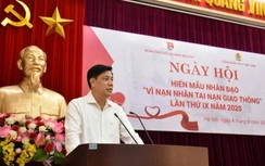 Hình ảnh ấm tình người trong Ngày hội hiến máu vì nạn nhân TNGT