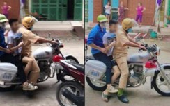 CSGT Lào Cai dùng xe đặc chủng đón thí sinh ngủ quên đến kịp giờ thi THPT