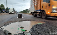 Nơm nớp lo mất ATGT do "ổ voi, ổ gà" trên tuyến tránh Buôn Ma Thuột