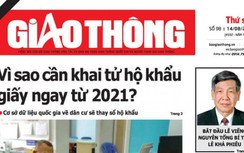 Tin mới nhất, hay nhất trên Báo Giao thông ngày 14/8/2020