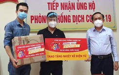 Báo Giao thông tặng 100 nhiệt kế điện tử, tăng sức phòng Covid-19 "tầm xa"