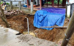 Lai Châu: Xuất hiện hố "tử thần" trong đêm, nhiều hộ dân phải sơ tán
