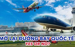 Thăm dò: Bạn có đồng ý mở lại đường bay quốc tế ngay trong dịch Covid-19?