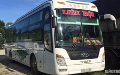 Tạm giữ xe giường nằm Liên Hội chèn ép xe khác trên QL1A qua Thanh Hóa