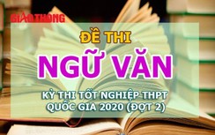 Đề thi môn Ngữ văn kỳ thi tốt nghiệp THPT 2020 đợt 2