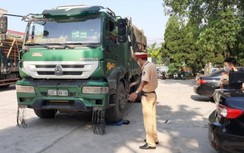 CSGT mạnh tay xử lý xe quá tải, kéo giảm TNGT ở Thái Nguyên