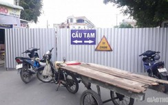 Tạm dừng lưu thông xe qua cầu Vàm Trư cũ để xây dựng cầu mới