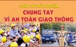 Thi trắc nghiệm “Chung tay vì An toàn giao thông”