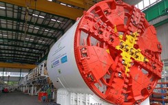 Cận cảnh robot đào hầm đường sắt Nhổn- ga Hà Nội dài hơn 100m, nặng 850 tấn