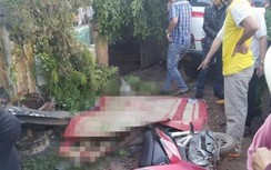 Đang đứng chờ đèn đỏ, người đàn ông đi xe máy bị xe tải tông tử vong