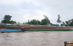 Chưa tìm được thi thể người mất tích trong vụ chìm sà lan sông Tiền