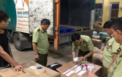 Bắt quả tang xe tải của Viettel Post chở hàng lậu