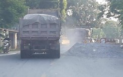 Dự án 66 tỷ đồng thi công dở dang, mất ATGT vì vướng mặt bằng