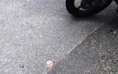 TP.HCM: Đinh phản quang "mắt mèo" hư hỏng, không ai sửa chữa