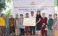 Tập đoàn Hưng Thịnh mang yêu thương đến Viện dưỡng lão và Chùa Nghệ sĩ