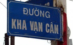 Đề xuất giữ nguyên 19 tên đường bị đặt sai ở TP.HCM