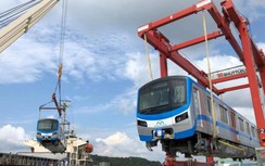Đoàn tàu metro 1 đã rời cảng Kasado (Nhật Bản) để về TP.HCM
