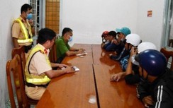 7 thanh thiếu niên, nẹt pô chạy xe máy với tốc độ cao trong TP Trà Vinh