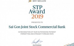 SCB vinh dự nhận giải thưởng STP Award của Bank of New York Mellon