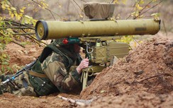 Bị phục kích, tăng T-72 Azerbaijan bốc cháy vì trúng tên lửa 9K111 Fagot