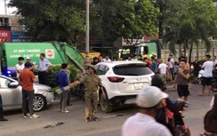Xe Mazda "điên" gây tai nạn với 10 phương tiện, một người bộ hành tử vong