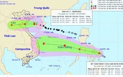 Bão số 7 đổ bộ từ Thái Bình tới Nghệ An, áp thấp nhiệt đới ngay sau lưng