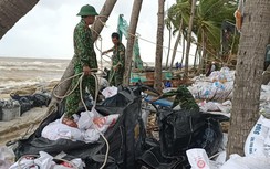 Cận cảnh "trận địa" ngăn sạt lở, cứu bờ biển Cửa Đại