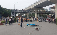 Bắt lái xe tải tông tử vong người đi xe đạp điện ở Cầu Giấy rồi bỏ trốn