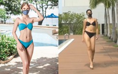 Thí sinh Miss Earth lộ khuyết điểm đùi to, bụng ngấn mỡ khi diện bikini