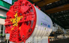 Đường sắt Nhổn - ga Hà Nội nhận robot đào hầm "khủng", 2 tháng mới lắp xong