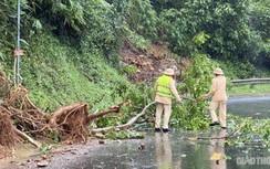 Mưa lớn do bão số 12, nhiều quốc lộ qua Tây Nguyên bị ngập sâu, sạt lở