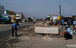 “Trảm” nhà thầu thi công cống thoát nước trên QL1 qua Cà Mau