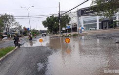 Cà Mau: Đường Nguyễn Trãi luôn ngập nước, rong rêu bám đầy