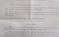 Công an tỉnh xác minh đơn tố cáo Trưởng công an xã nổ súng