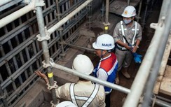 Ga metro Bến Thành thi công xuyên ngày đêm, đạt 79% khối lượng