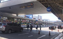 Phân làn giao thông trước cửa ga quốc nội, Tân Sơn Nhất hết cảnh ùn tắc