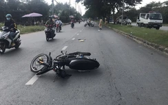 Thiếu niên 17 tuổi chạy xe tốc độ cao tông trung tá CSGT gãy tay, chân